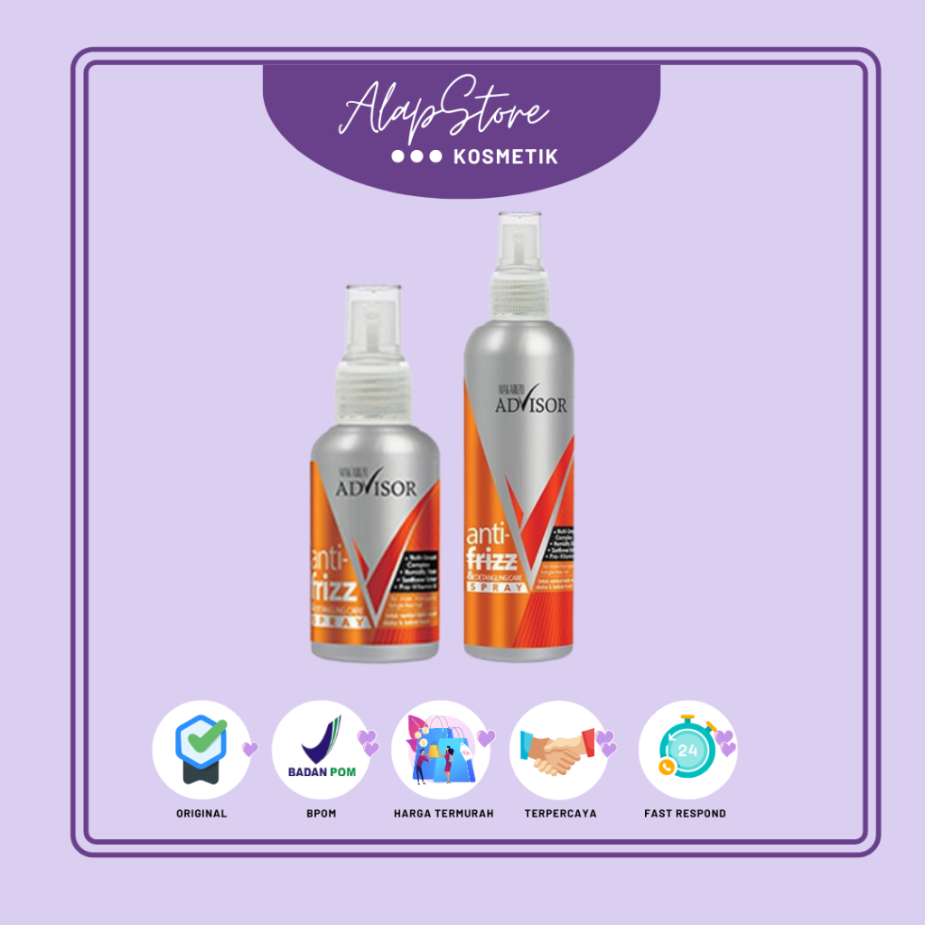 Makarizo Anti Frizz Spray /Melembabkan Rambut &amp; Nutrisi Rambut