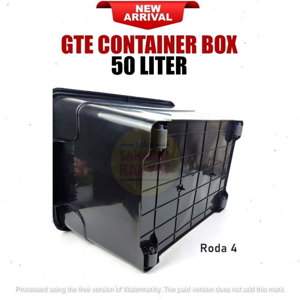 Container Box Hitam 50L GTE