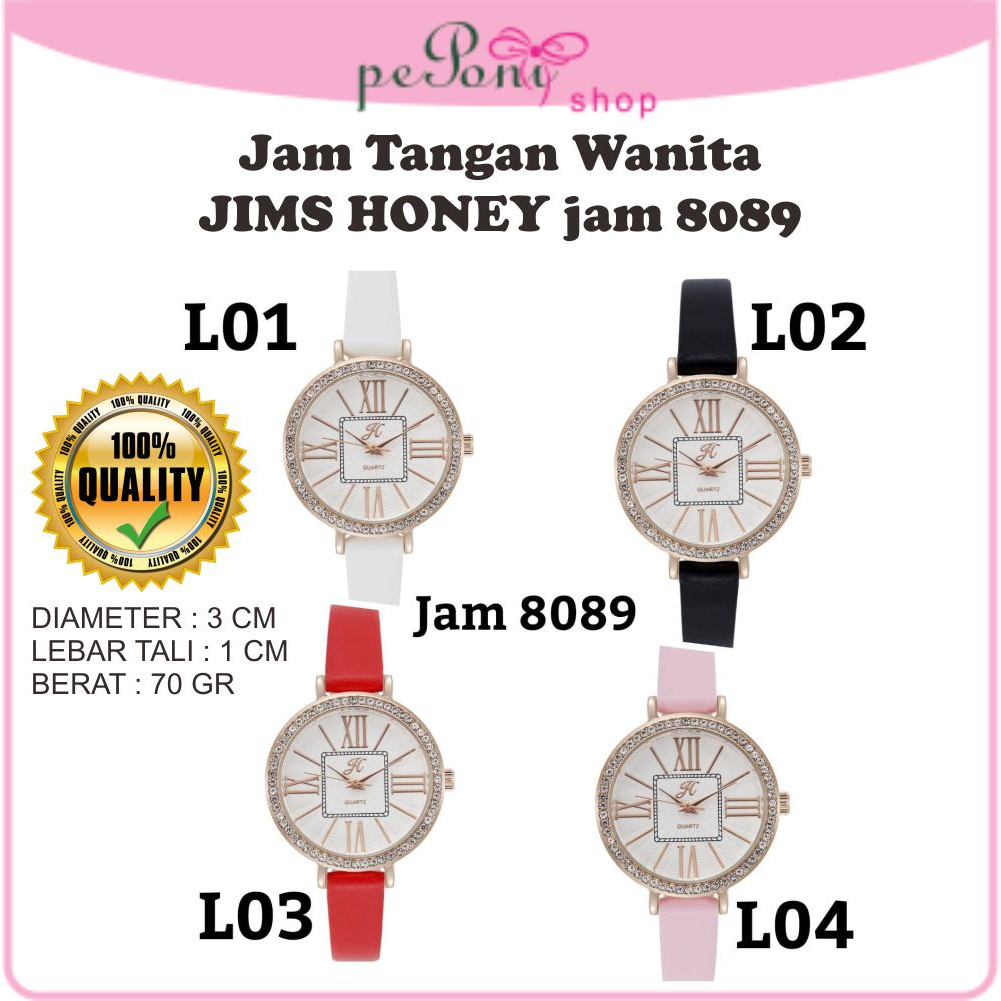 Jam Tangan Wanita - Arloji Wanita JIMS HONEY Jam 8089 jam Cantik SALE