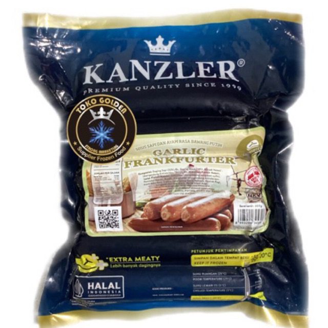 

kanzler garlic frankfurter 300gr