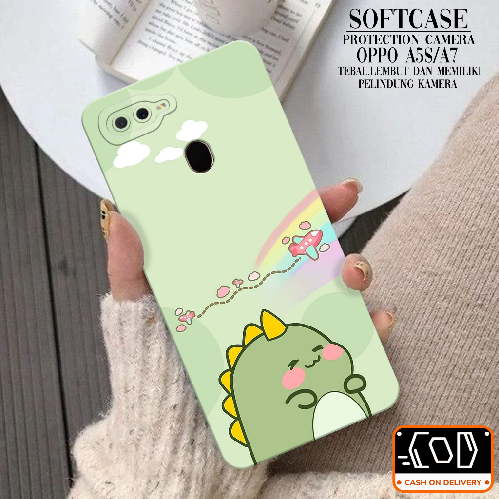Softcase Oppo A5S/A7 Soft Protection Camera Case Oppo A5S/A7 Terbaru Pelindung Belakang Oppo A5S/A7 