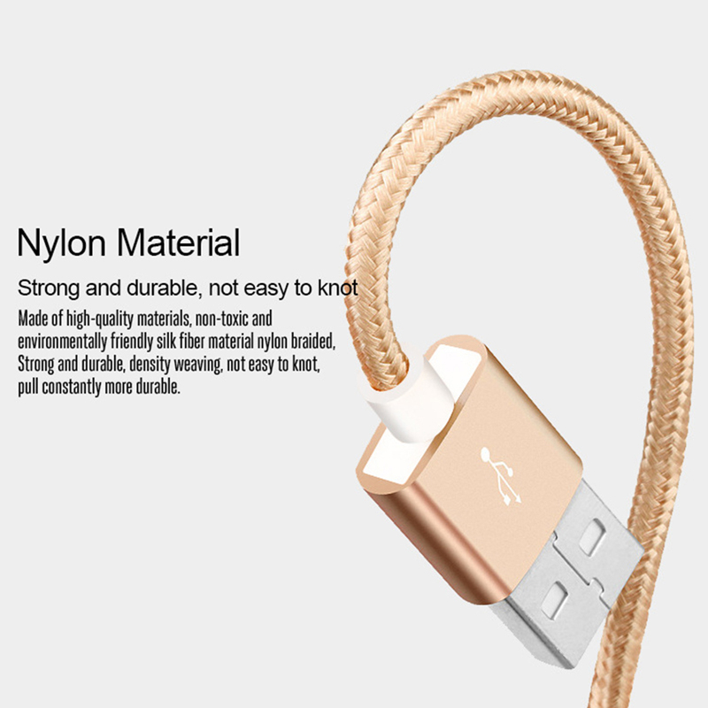HZSUM 3A kabel data Fast Charging Micro usb Type-C Cable FOR iPhone ios usb Android