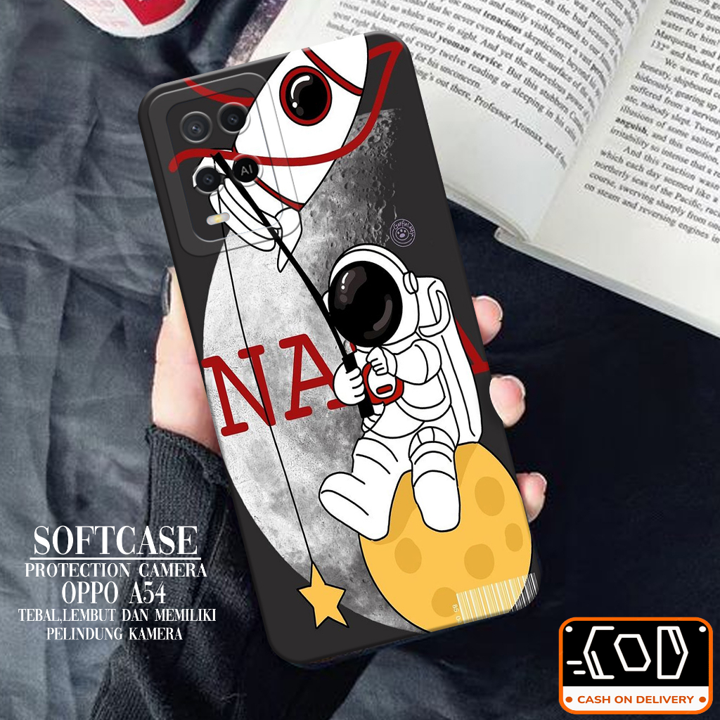 Softcase Oppo A54 Soft Protection Camera Case Oppo A54 Pelindung Belakang Oppo A54 Silikon Oppo A54 