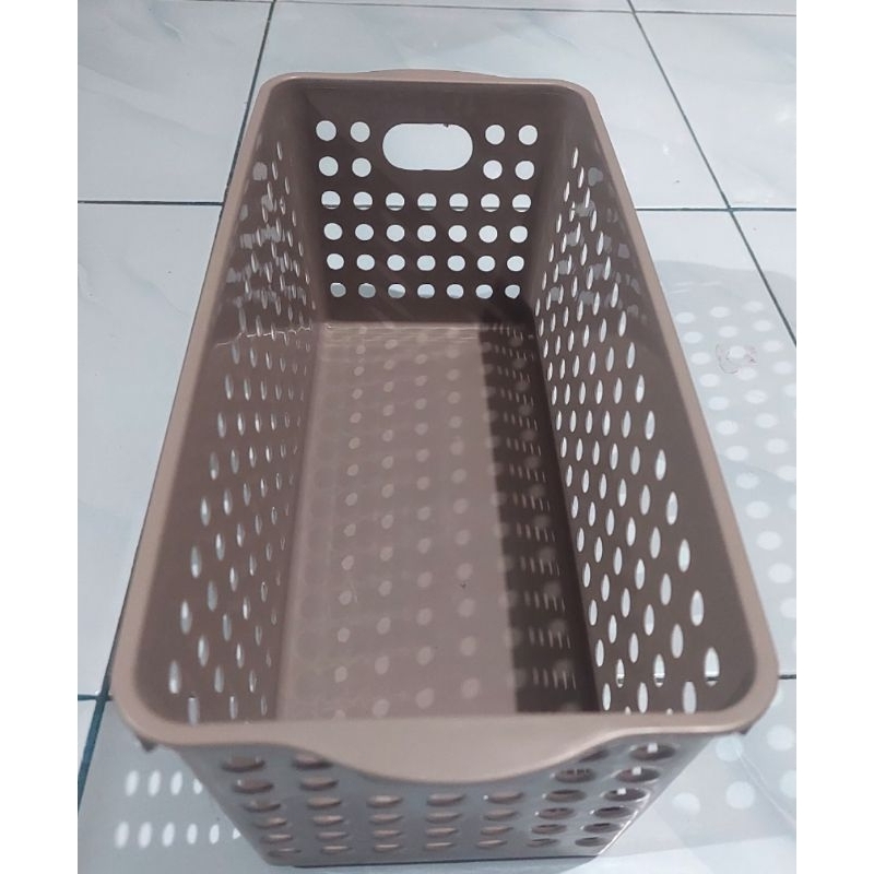 Keranjang kotak eriko/stok basket panjang multifungsi  29cmx13cmx12cm