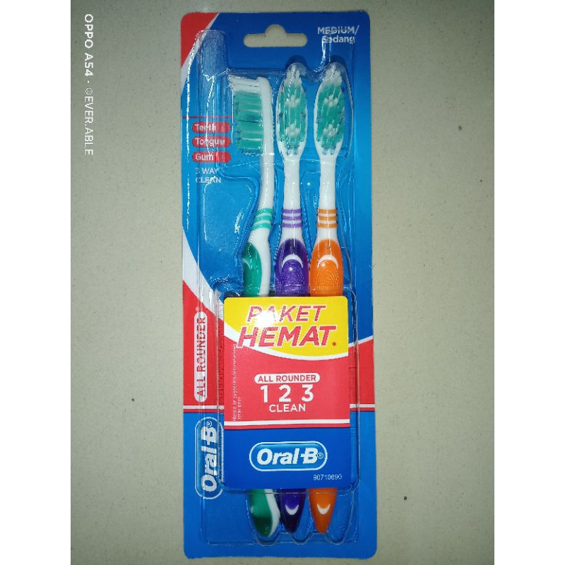 ORAL-B 123 CLEAN ISI 3