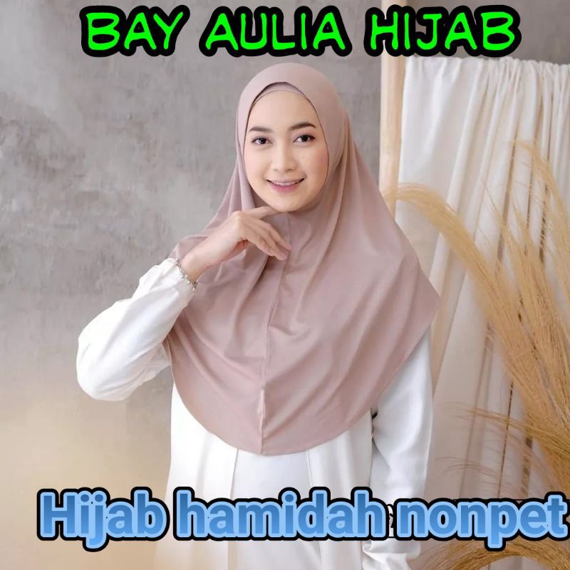 hijab instan bergo Hamidah nonpetl l kimar daily