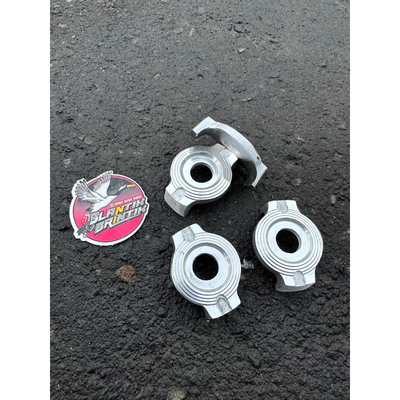 plat cnc oval arm w175 almunium oval plat samping cnc arm w175 arm k2r arm ninja almunium cnc oval