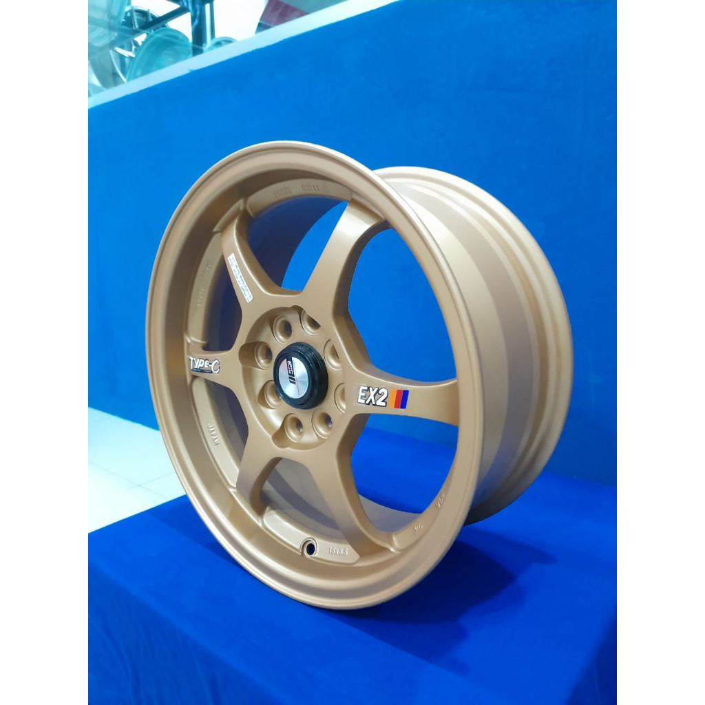 pelek mobil hsr ring15 untuk mobil brio,vios,yaris,calya,mobilio,dll