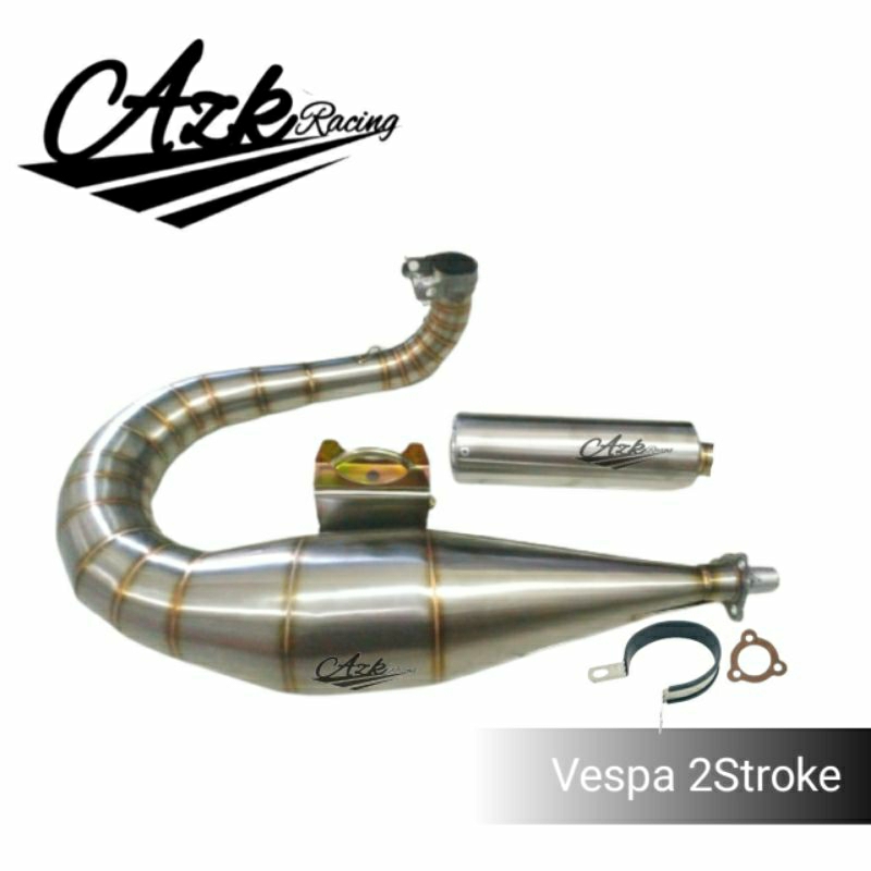 Knalpot Vespa 150Px PS Excel exclusive Buang Kiri