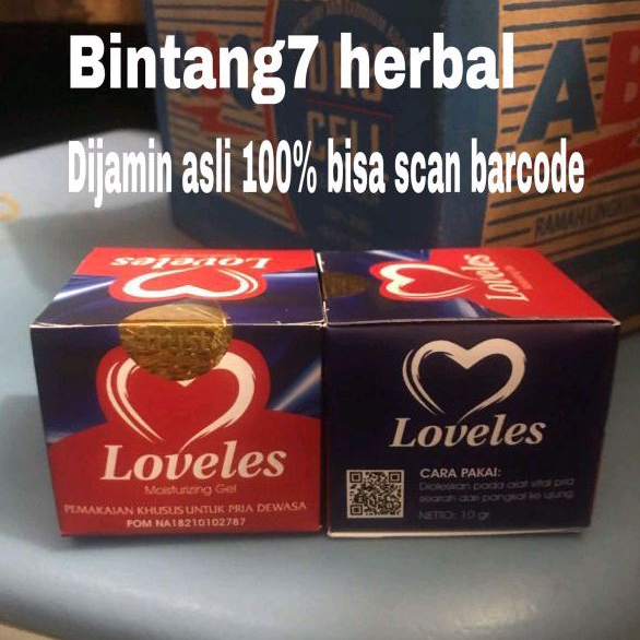 Loveles moisturizing gel loveless original bpom