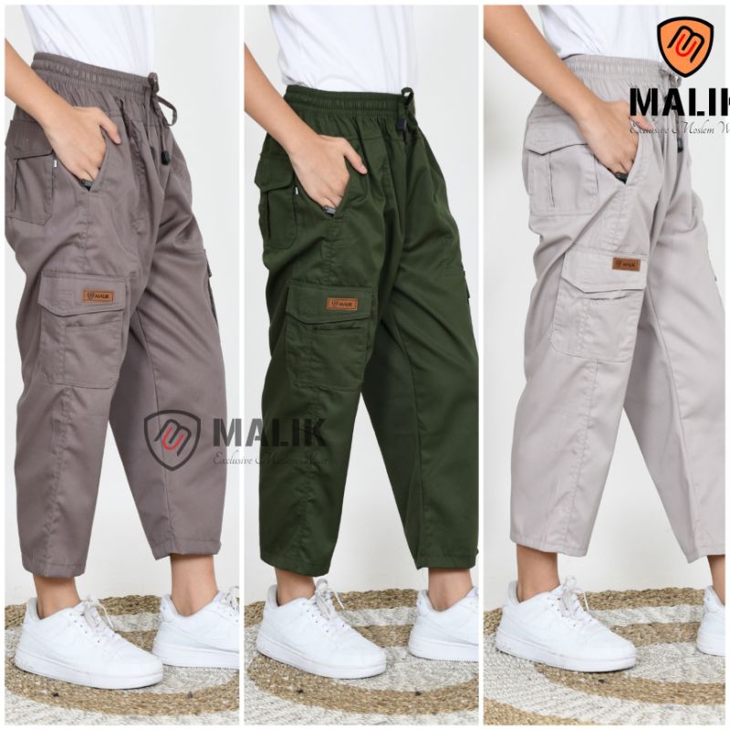 Celana Sirwal Anak Panjang Anak Laki Laki  Remaja Premium Sirwal Tempur MALIK design Exclusive Premium Usia  6 7 8 9 10 11 12 13 14 16 16 17 18 tahun