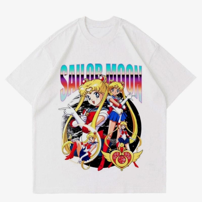 TSHIRT ANIME SAILOR MOON | KAOS ANIME SAILOR MOON -UNISEX