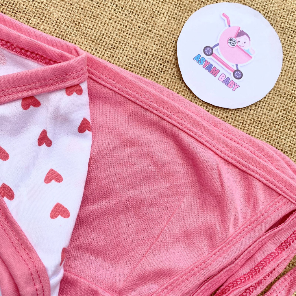 6 Pcs Popok Bayi Baru Lahir PINK Popok Cuci Bayi Popok Kain Sambung Bayi Baru Lahir Asyam Baby