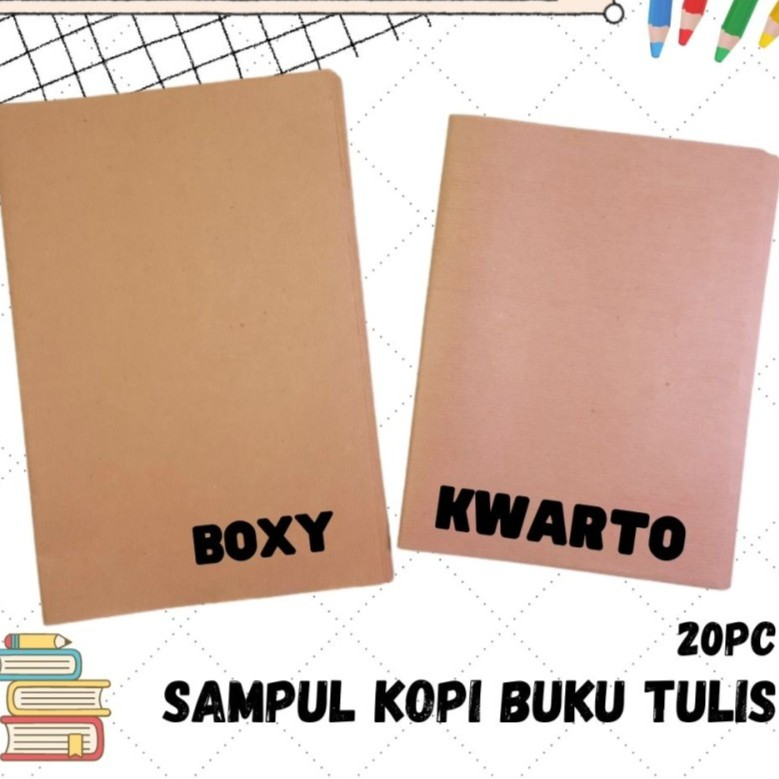 

Sampul Coklat / Sampul Kopi / Sampul Buku Tulis Isi 20 Lembar
