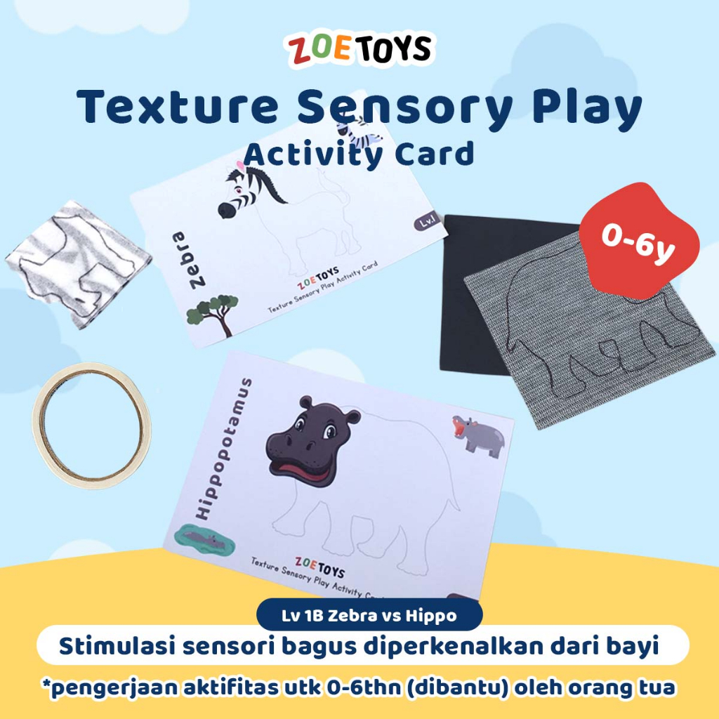 Zoetoys Texture Sensory Play Activity Set | Kids Mainan Menempel Sensori Tekstur Badan Hewan | Worksheet Aktivitas Animal Montessori Gunting Tempel | Busy Sheet Craft Worksheet Menggunting Menempel Mainan Edukasi Anak