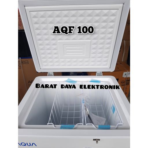 Aqua Chest Freezer AQF100FR  Freezer Box– Putih Tahan 48 Jam