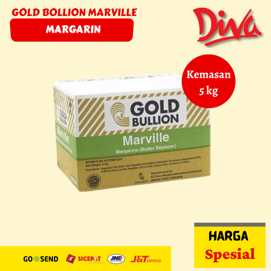 Margarine Marville 5 kg /Gold Bullion / butter replacer 5kg