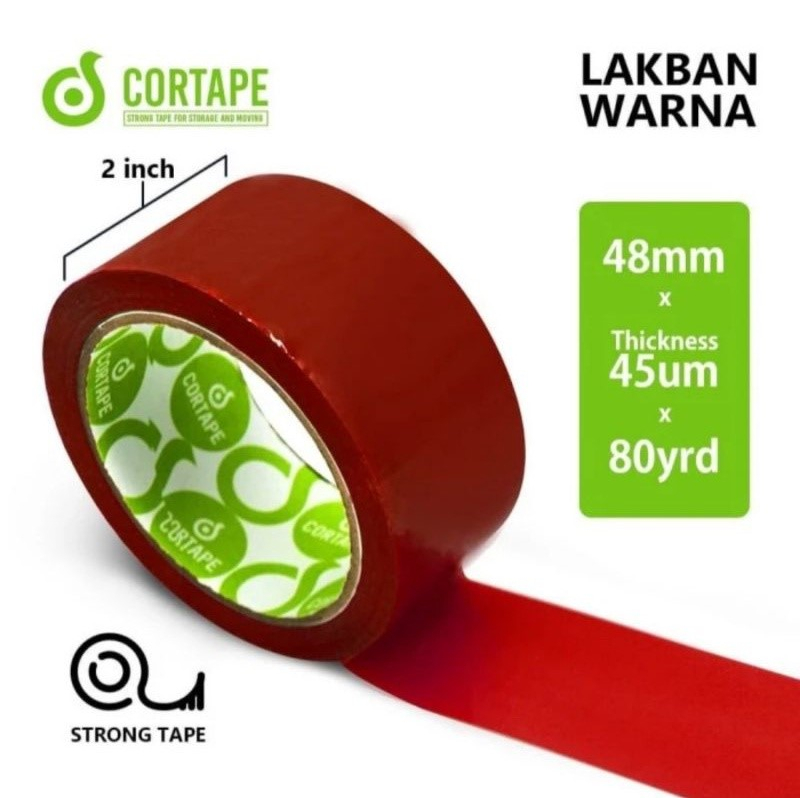 Lakban Warna Premium Cortape 48mm X 80yard