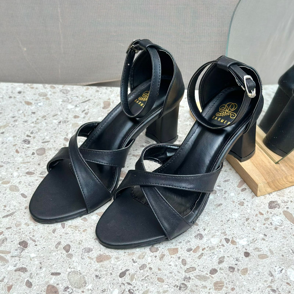 SARMER - NAILA HEELS BLACK