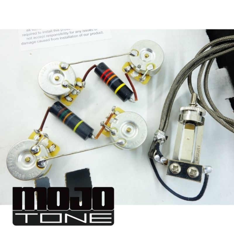 wiring set mojotone les paul style historic premium prewired kit guitar original