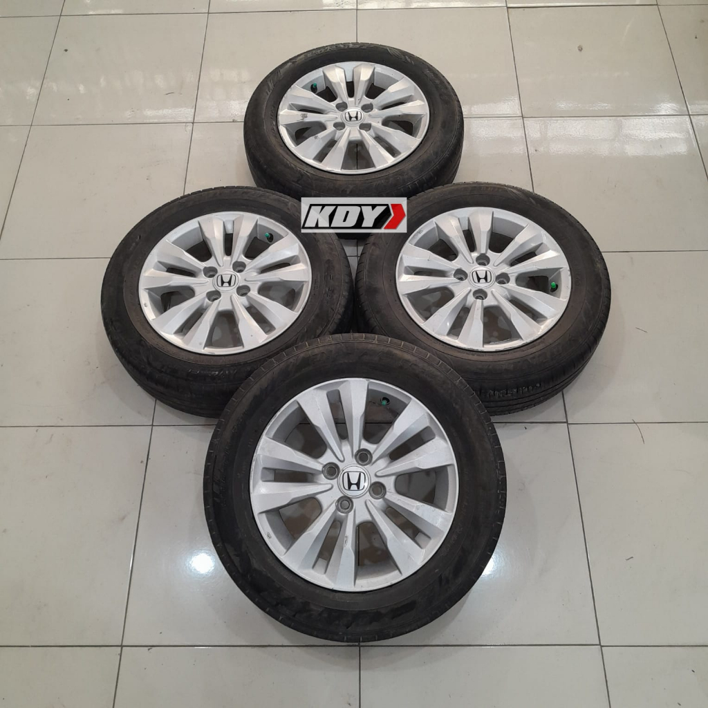 pelek Bekas Murah Original Copotan mobil Honda CITY Ring 15 + Ban Bonus 185 65 R15