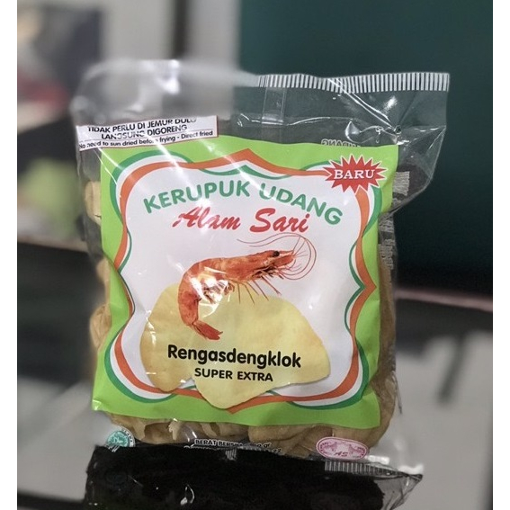 

Alam Sari Kerupuk Udang Rengasdengklok Super Extra 250 gr