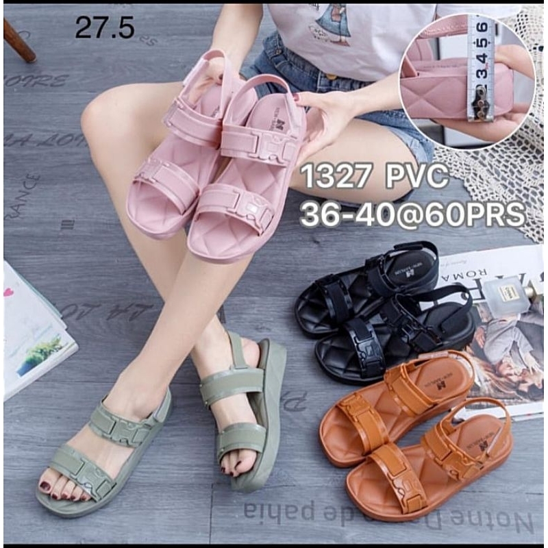 SANDAL GUNUNG KARET WANITA IMPORT NEW BARLUN NBR 1327 B