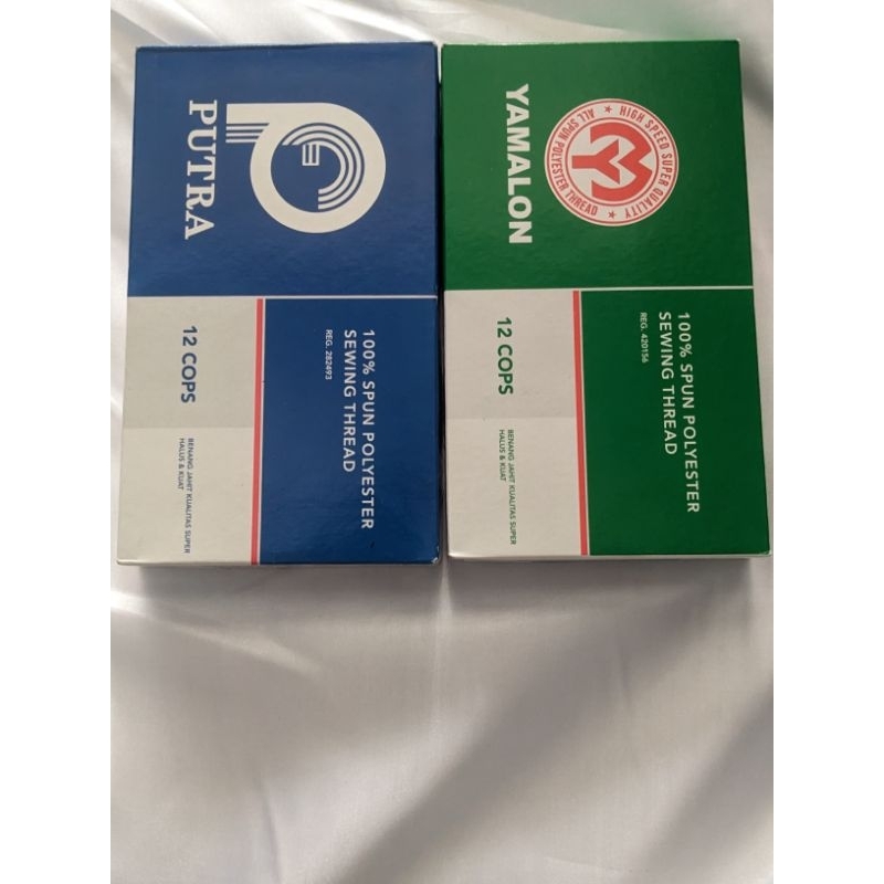 Benang Jahit Yamalon/Putra Warna Warni 500 Yard eceran