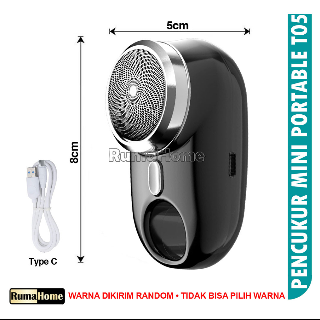 T05 Alat Cukur Elektrik mini pencukur jenggot Kumis Electric shaver