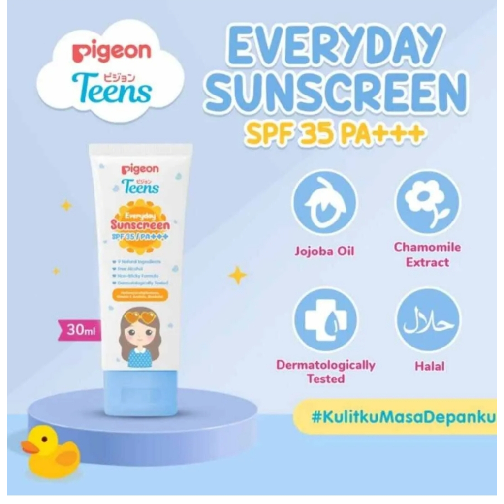 PIGEON TEENS Every Day Sunscreen SPF 35 PA+++ 30ml
