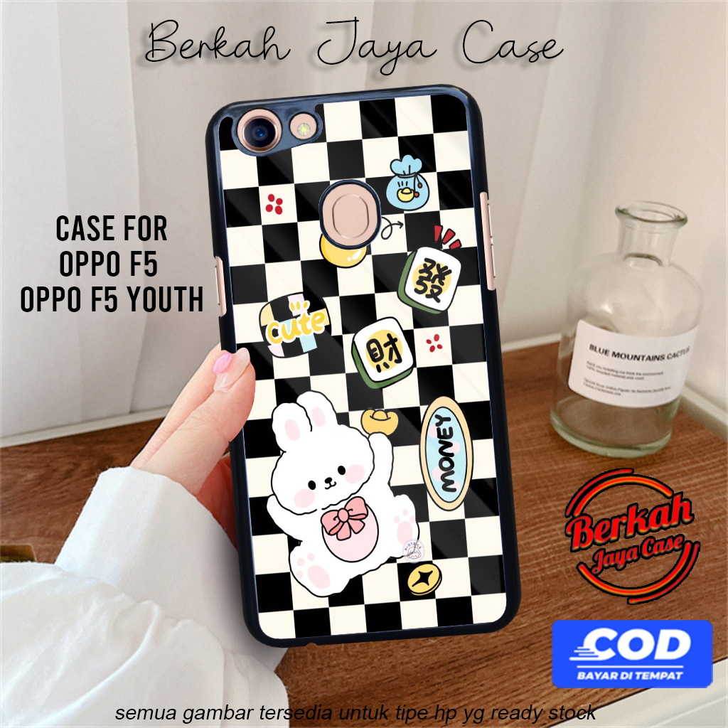 Berkah Case Oppo F5 Oppo F5 Youth Pelindung Hp Motif KOTAK02 Case Lucu Casing Hp Keren Case Hardcase