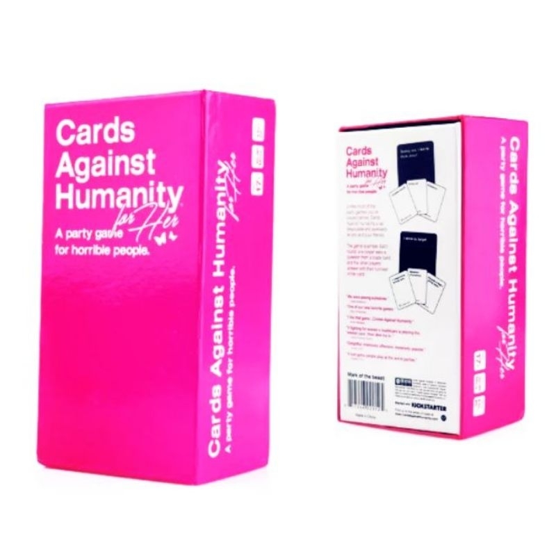 CARDS AGAINST HUMANITY FOR THE HER - BOARD GAME