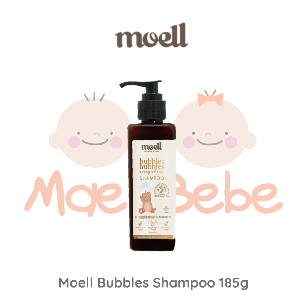 Moell Bubbles Bubbles Everywhere Shampoo Bayi 185g