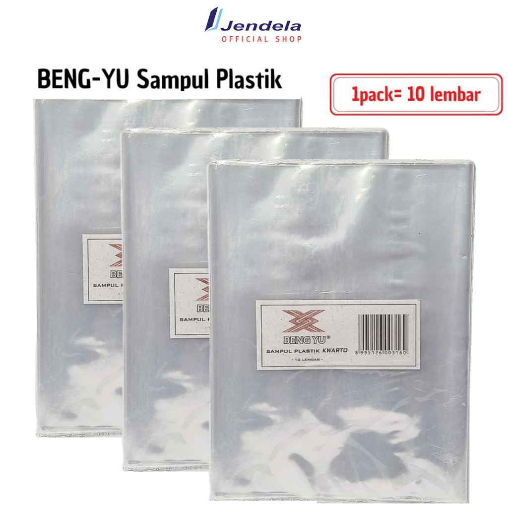 

Sampul Buku Roll Plastik Folio Boxy Kwarto Bengyu Sampul Buku Tulis ATK