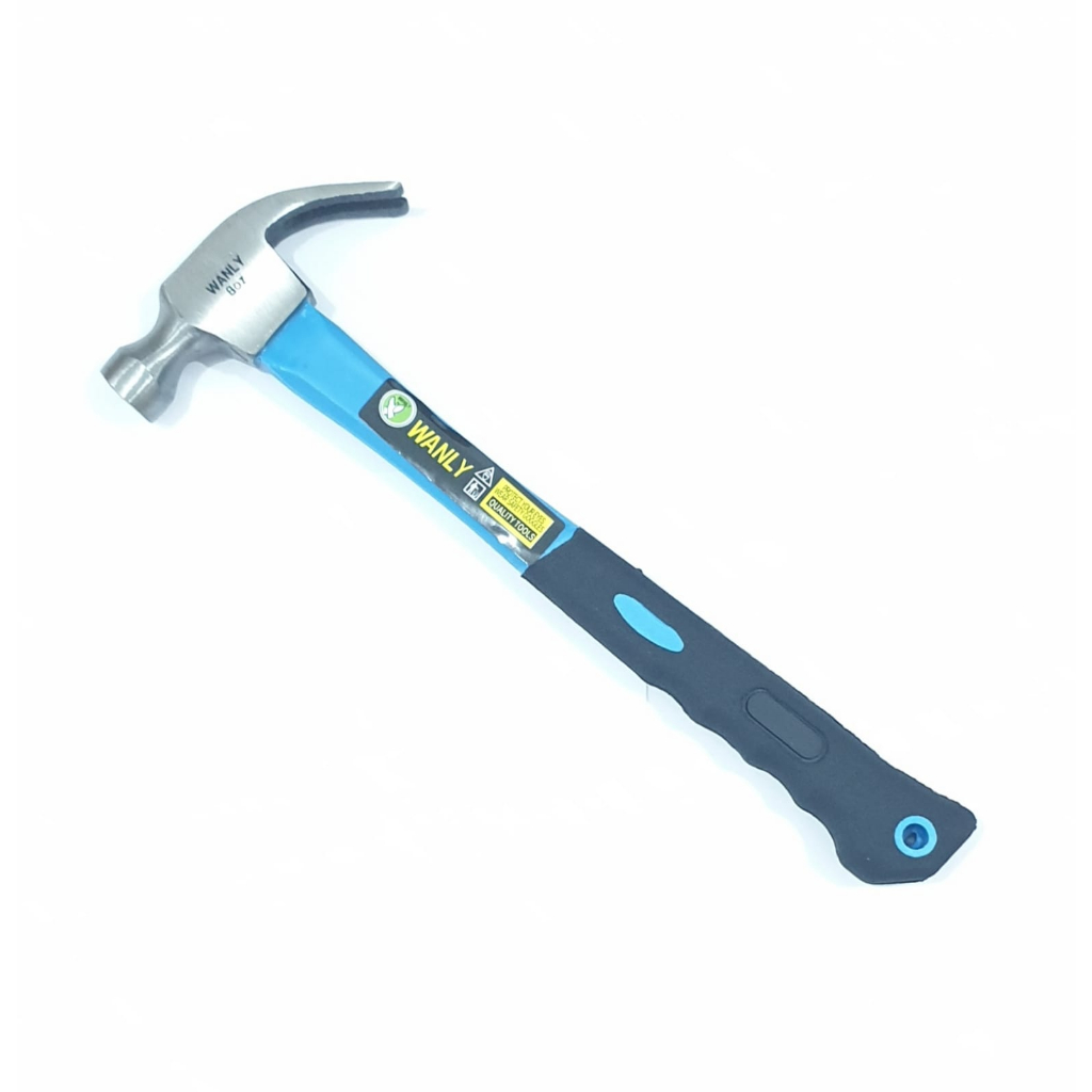 Wanly BIRU 8 Oz 12 Oz 16 Oz Palu Kambing POLOS Gagang BIRU 8oz 12oz 16oz 8