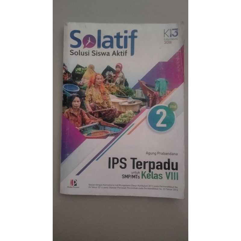 

Preloved Buku Solatif IPS Terpadu Kelas 8 (VII) Jilid 2