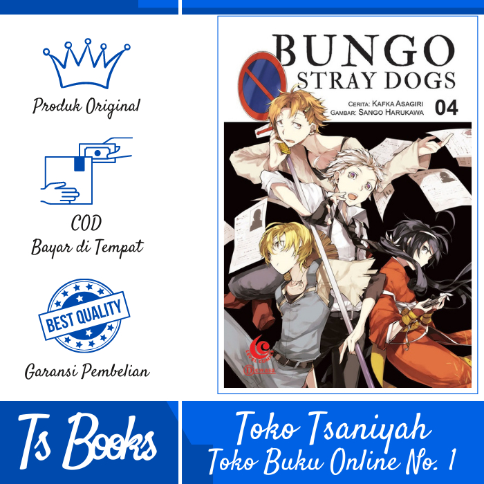 Buku Komik Manga Buku Komik Bungo Stray Dogs 4 By Kafka Asagiri Buku Komik Manga Yang Telah Di Adapt