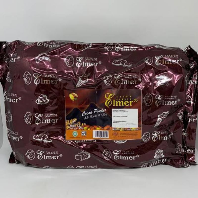

Coklat bubuk hitam Elmer African Black 10-12% Repack 100gr