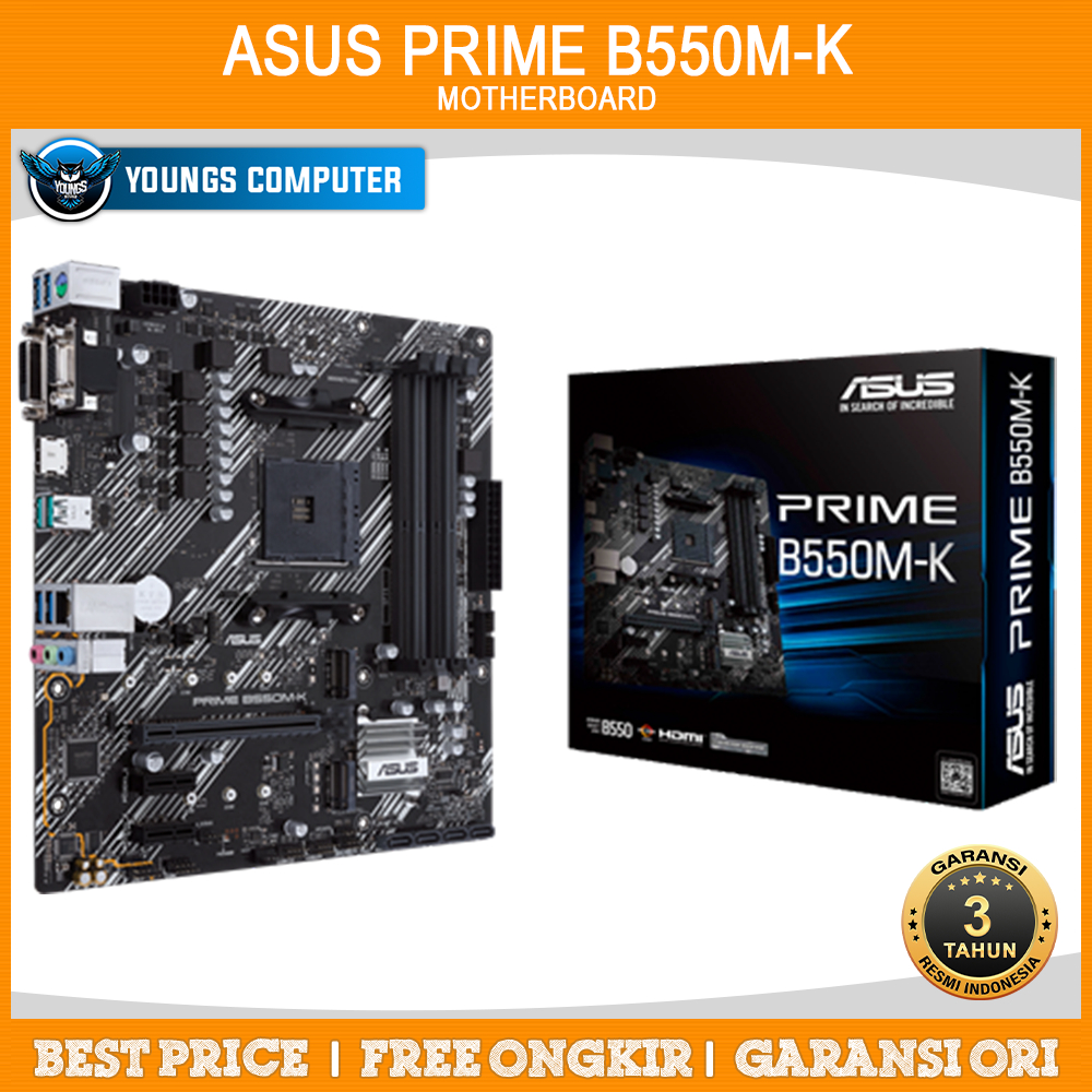 ASUS PRIME B550M-K | MOTHERBOARD AMD AM4 B550 mATX