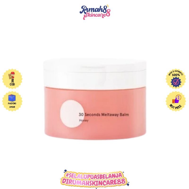 DEAR ME BEAUTY 30 Seconds Meltaway Balm / Cleansing Balm Peach (Pembersih Wajah, Pembersih Makeup)