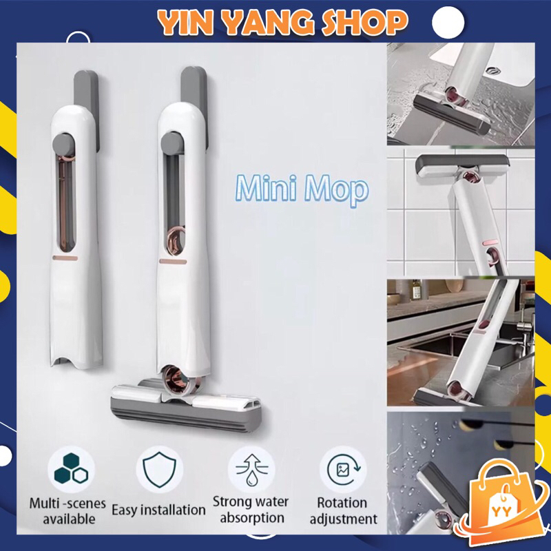 Alat pel Pembersih Ruangan Home Car Portable Mini Mop