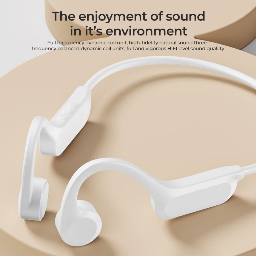 KIIP WIRELESS DTS10 BLUETOOTH HEADPHONE BONE CONDUCTION HEADSET