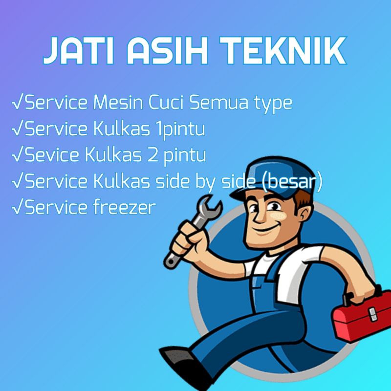 SERVICE MESIN CUCI KULKAS FREEZER