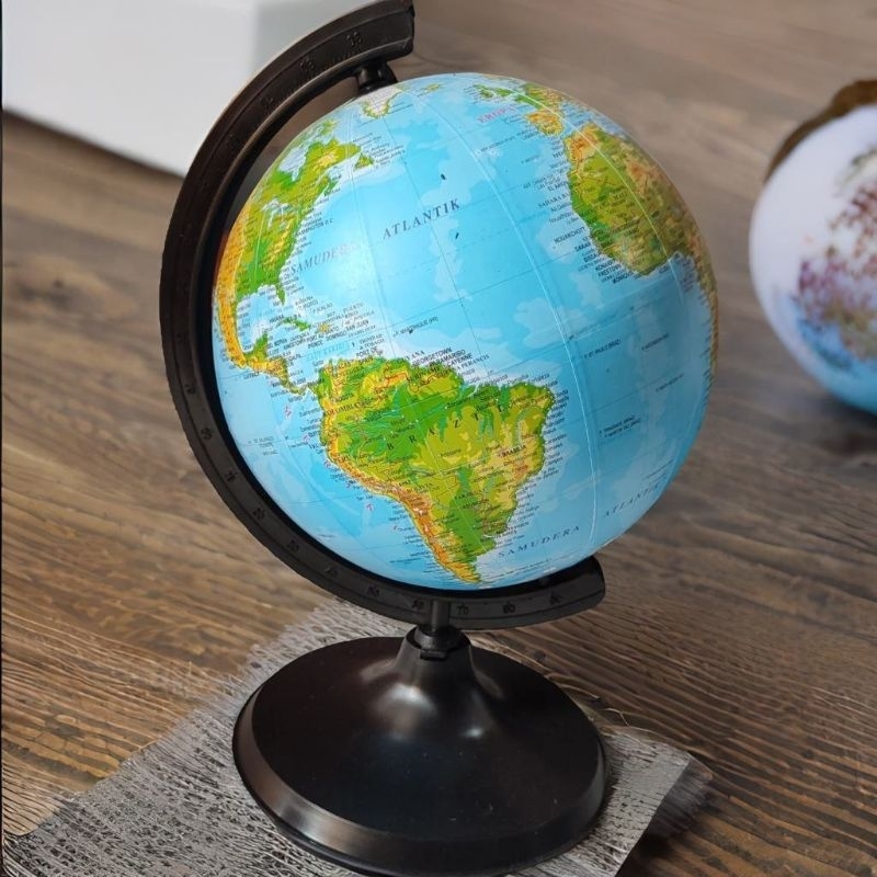 

Globe bola dunia 30cm , Peta Dunia, Globe peta bola dunia, peta Indonesia