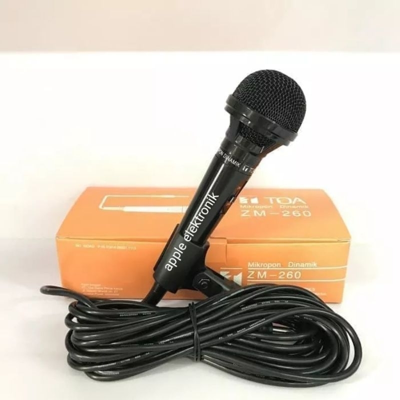 Mic kabel TOA/microphone kabel dinamik TOA ZM-260