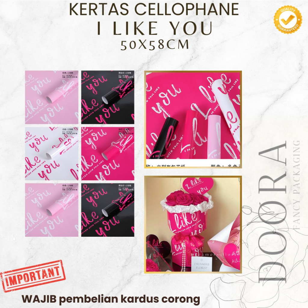 

Kertas Kado Kertas Buket Bunga Wrapping Paper Like You