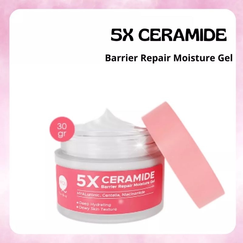 PIPIQIU Think Beauty 5X Ceramide Barrier Repair Moisture Gel - Hyaluronic, Centella, Niacinamide