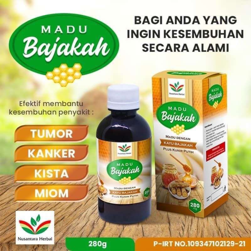 

Madu Bajakah Nusantara Herbal Plus Kunir Putih Atasi Kanker Tumor 280 gr