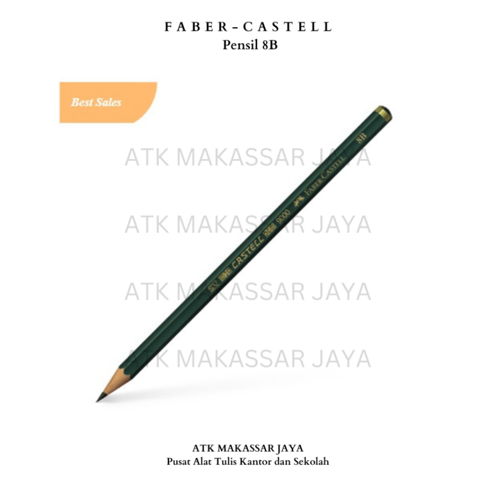 

Pensil Komputer / Graphite Pencil Faber Castell 8B