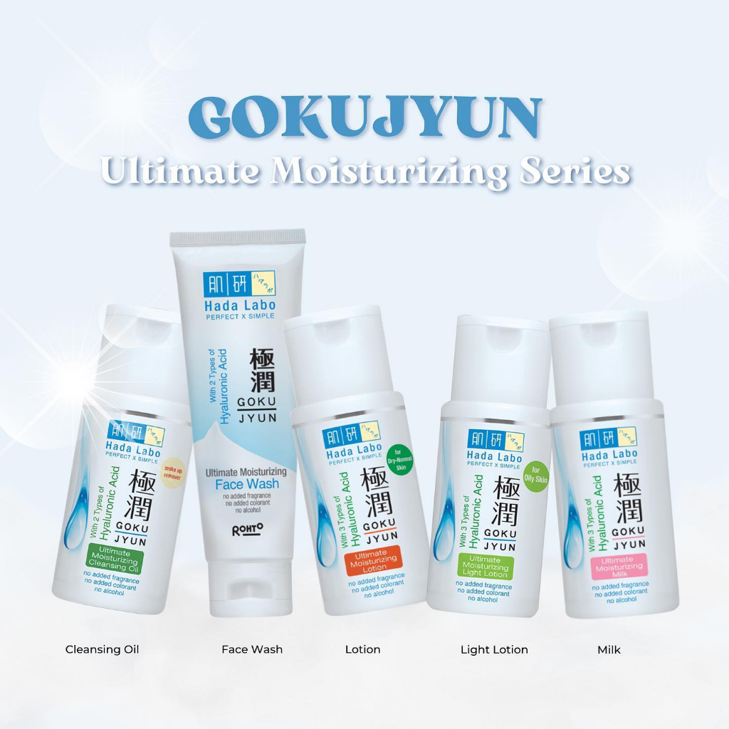 Hada labo Gokujyun Moisturising Lotion dry normal skin toner kulit normal 100ml